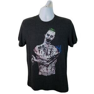 Official DC Comics Suicide Squad Joker Grey Tshirt Size Medium